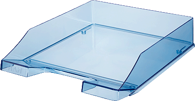 HAN Briefkorb C4, transparent blau/1026-X-26 Kunststoff Inh.2
