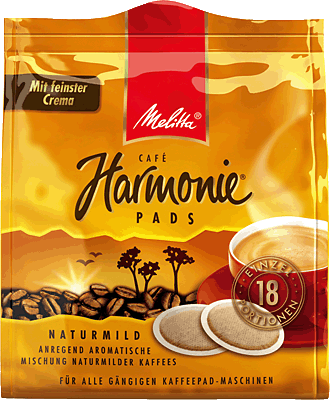 Melitta Kaffee Pads Café Harmonie/4002720001752 Inh.16 Pads