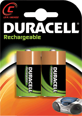 Duracell NiMH-Akku Baby/055988 2200 mAh Inh.2