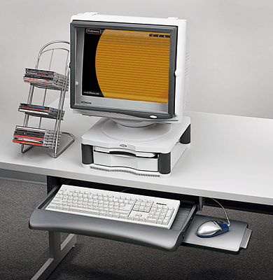 Fellowes Untertisch-Tastaturschublade/93804 graphit