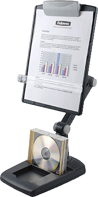 Fellowes Flex Arm Weighted Base Konzepthalter/9169801 graphit
