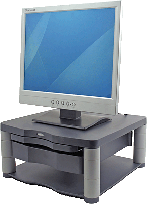 Fellowes Monitorständer Plus TFT/LCD/9169501 graphit