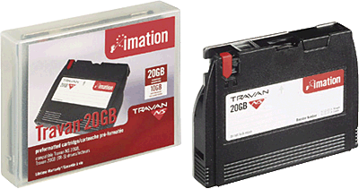 Imation Travan NS/12115 Travan 10/20 GB schwarz/silber Inh.1 Tape