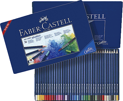 FABER-CASTELL Aquarell-Stifte ART GRIP/114236 Inh.36