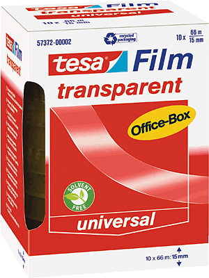 Tesa Office-Film/57372-00002-00 66mx15mm transparent 76mm