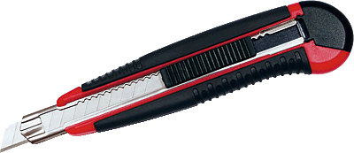 WEDO Profi-Cutter, AUTO-LOAD , 9 mm - Nr. 78409 schwarz/rot