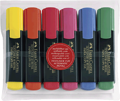 Faber-Castell Textliner/154806 sortiert Inh.6