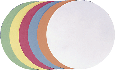 Franken Kreise UMZ2007 rosa Ø 19,5 cm  100 Proz. Altpapier 130 g/qm Inh.500