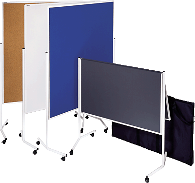 Franken Moderatorentafel/ECO-UMTF-G12 2x75x120cm grauer Filz Filz, klappbar