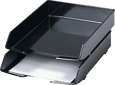 HAN Briefkorb Wave Exclusiv/1028-13 C4 schwarz Kunststoff