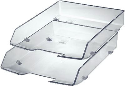 HAN Briefkorb WAVE/1028-23 C4 glasklar Kunststoff