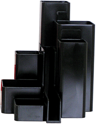 M&M Stifteköcher Multiboy/68520201SP B 160 x L 150 x H 140 mm schwarz