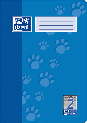 Oxford JUNIOR Heft/385401602 DIN A4 4-fach sortiert 2.Schuljahr 90 g/qm 16 Blatt