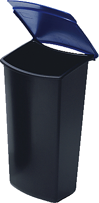 HAN Nasseinsatz für Papierkorb Mondo/1843-14 3 Liter schwarz/blau Kunststoff