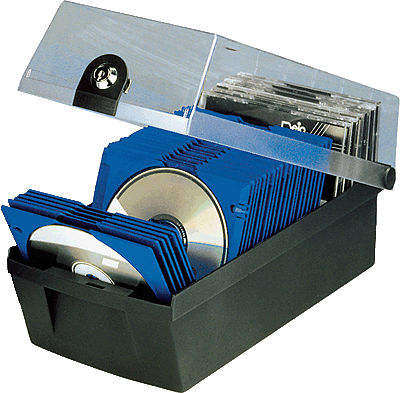 HAN Max 60 für max. 60 CDs/9260-13 schwarz Kunststoff