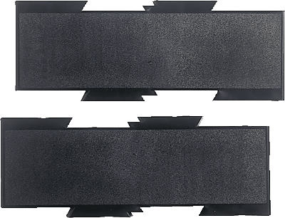 Hansa Erweiterungsplatten für Telefonschwenkarm TSA /5880104 schwarz Inh.2