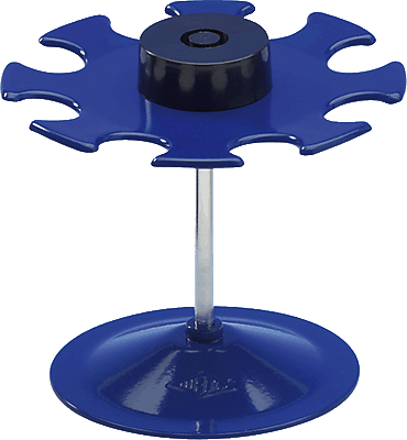 WEDO Stempelträger rund/64803 blau für 8 Stempel