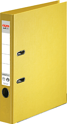 Herlitz Ordner Chromocolor, gelb/10834778