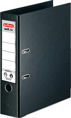 Herlitz Ordner Chromocolor/10834315 schwarz