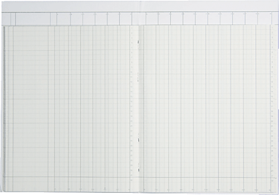 K + E Spaltenbücher Kartonheft m. Kopfleiste/8611661-7116K40KL A 4 blau 16 Spalten 16Spalten Inh.40 Blatt