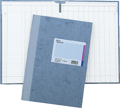 K + E Spaltenbuch /8611662-7116P96KL A4 hellblau 16 Spalten Inh.96 Blatt