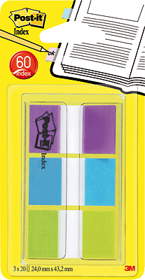 Post-it Index OTG-Spender/680PBGEU pink/blau/grün