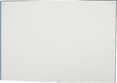 K + E Geschäftsbuch Deckenband/8614223-600P144 DIN A4 hellblau kariert 80 g/qm Inh.144 Blatt