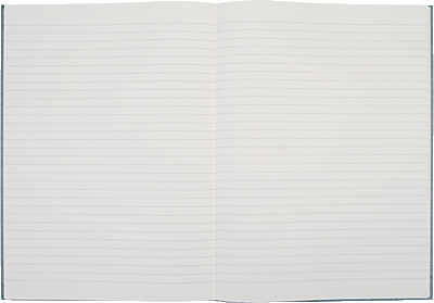 K + E Geschäftsbuch Deckenband/8614123-601P144 DIN A4 hellblau liniert 80 g/qm Inh.144 Blatt
