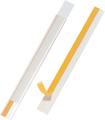 Durable Regalbeschriftung Scanfix /8044-19 20 mm farblos Inh.5