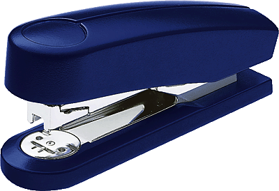 Novus Heftgerät B4/020-1272 blau Heftleistung 40 Blatt Einlegetiefe 6,5 cm