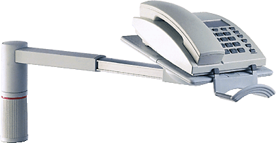 Novus Telefonschwenkarm/7140002000 Tragkraft 2 kg lichtgrau 360Grad 460-600mm