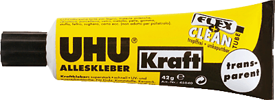 UHU Alleskleber kraft in der Kunststofftube flex & clean/45040 Inh.42 g