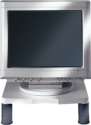 Fellowes Monitorständer Standard/91712 350x350x70 platin / graphit Kunstoff
