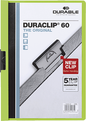 Durable Klemmmappe/2209-05 DIN A4 grün