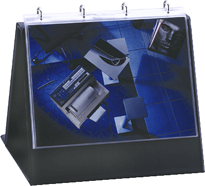 Durable Tisch-Flipchart/8561-01 DIN A4-quer schwarz