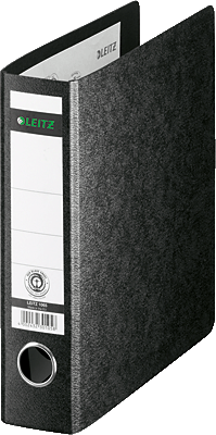 Leitz Ordner/1065-00-00 A5 hoch schwarz