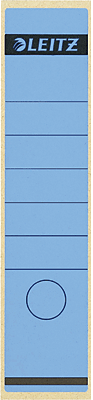 Leitz Rückenschilder/1640-10-35 61x285mm blau Inh.100