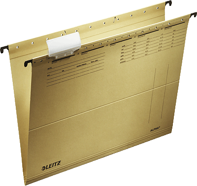 Leitz Hängemappe ALPHA/1915-00-00 A4 naturbraun 250g/qm Inh.25
