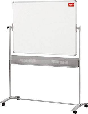 Nobo Wende-Weisswandtafeln/1901035 150x120cm weiss / Stativ grau Stahl