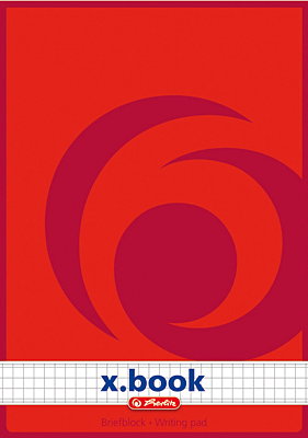 Herlitz Briefblock/717538 DIN A5 kariert 70 g/qm Inh.50