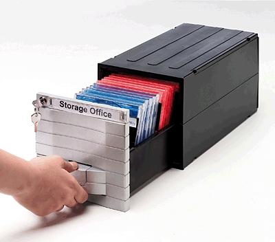 Exponent Multimedia-Box MediaSolution medium/34601 schwarz/silber Kunststoff und Metall