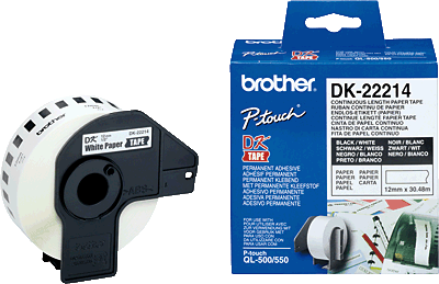 Brother DK-Endlosetiketten/DK22214 12 mm x 30,48 m