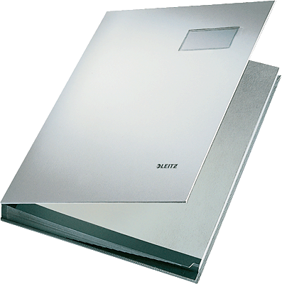 Leitz Unterschriftsmappen/5700-00-85 240x340mm für:A4 grau