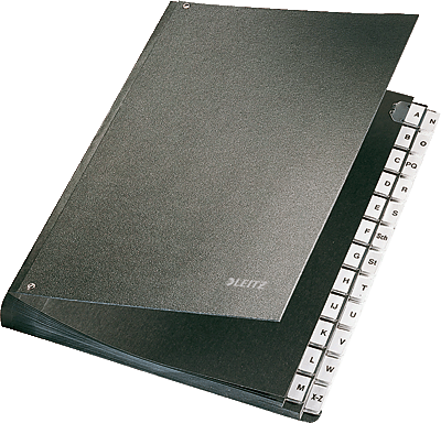 Leitz Pultordner/5824-00-95 270x345mm für:A4 schwarz A-Z
