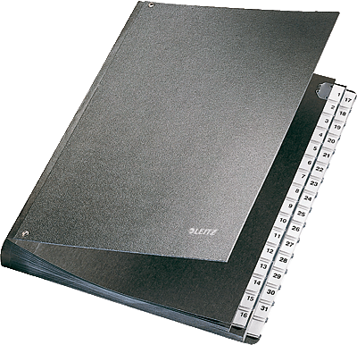 Leitz Pultordner/5831-00-95 270x345mm für:A4 schwarz 1-31