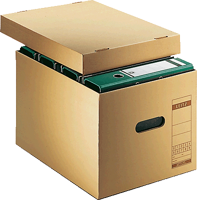 Leitz Archivbox 6081/6081-00-00 340x455x275mm natur Inh.1