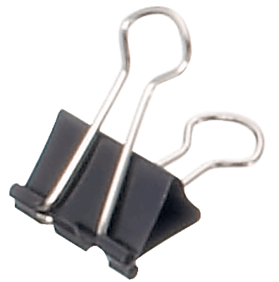 Maul Foldback Klemmer maulys/2151990 19 mm schwarz Inh.12