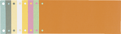 Brause Trennstreifen Premium/13365B orange 205 g/qm Inh.100