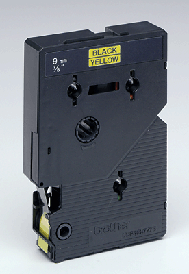 Brother Schriftbandkassetten TC/TC691 9mm gelb/schwarz