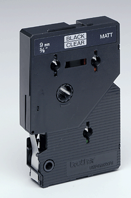 Brother Schriftbandkassetten TC/TCM91 9mm farbl.matt/schw.